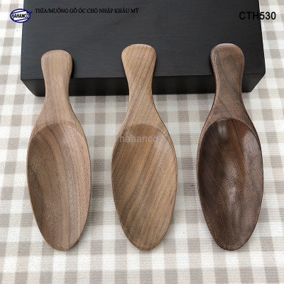 Thìa/Muỗng xúc trà gỗ Óc Chó - Trong văn hóa trà đạo Nhật Bản (Đủ kiểu dáng) Dùng xúc cafe, xúc gia vị, ăn uống sạch, decor trang trí