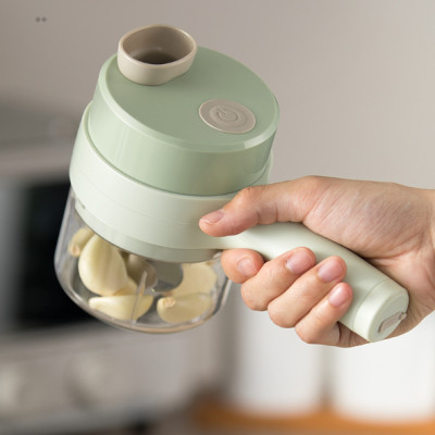 Máy Cắt Lát Xay Rau Củ Cầm Tay Cao Cấp 2in1 - Máy Thái Rau Củ Đa Năng - Máy Xay Tỏi Ớt - Máy Thái Lát Rau Củ Thực Phẩm Máy Xay Cầm Tay Sạc Điện