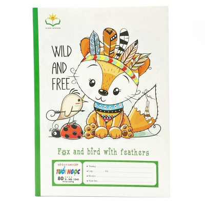 Combo 5 Tập Tuổi Ngọc 4 Ô Ly 80 Trang - Hải Tiến 1343 (Mẫu Màu Giao Ngẫu Nhiên)