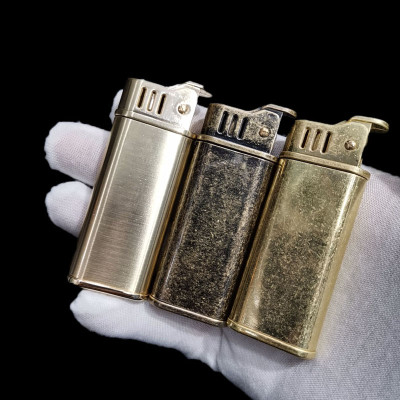 Vỏ Hột Quẹt Bật Lửa Xăng Đá Đánh Lửa Tự Động YuBang YB-JF Thiết Kế Mới Đẹp Độc Lạ - Dùng Xăng Bấc Đá Cao Cấp