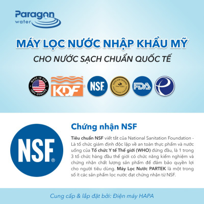 Lõi Lọc Carbon Block 20 inch Cốc Béo PARAGON CB4520 CTO Cao Cấp Than Hoạt Tính Dạng Khối - Hàng Chính Hãng