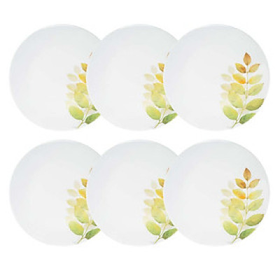 Bộ 6 Đĩa Thủy Tinh 270 La Opala Diva Ivory A.S LAPB270AS