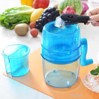 Máy bào đá tuyết mini cầm tay, Máy xay đá bào bằng tay 2 lưỡi bào đá tuyết cực mịn - Chính hãng MINIIN 