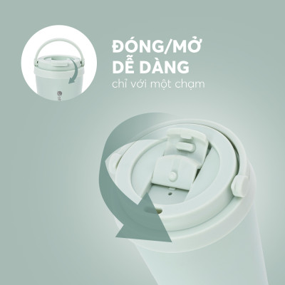 Ly giữ nhiệt inox 304 Elmich EL-8380 510ml, Hàng chính hãng, giữ nóng 8h giữ lạnh 23h - JoyMall