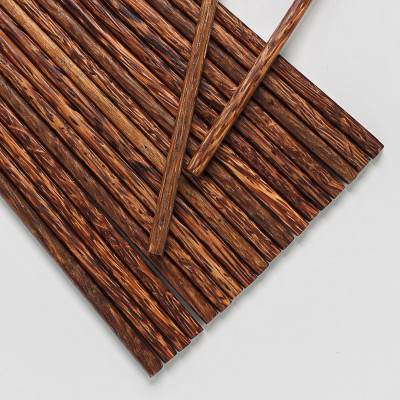 Bộ 10 đôi đũa dừa đá Thăng Long PHUSANG được làm từ gỗ tự nhiên không chất bảo quản dùng trong nhà hàng khách sạn và bàn ăn