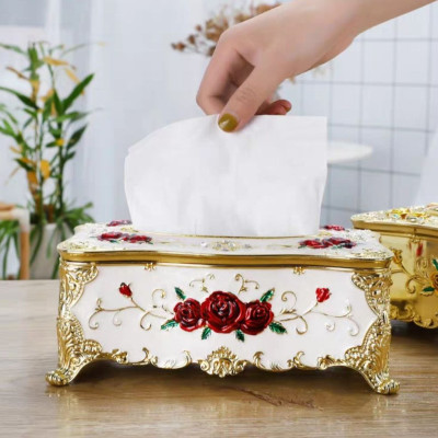 Hộp khăn giấy Hợp kim chữ nhật 76101C