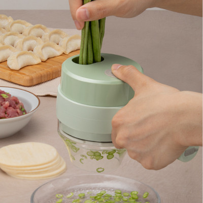 Máy Cắt Lát Xay Rau Củ Cầm Tay Cao Cấp 2in1 - Máy Thái Rau Củ Đa Năng - Máy Xay Tỏi Ớt - Máy Thái Lát Rau Củ Thực Phẩm Máy Xay Cầm Tay Sạc Điện