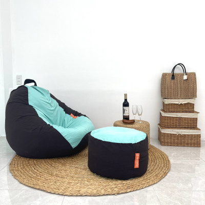 Bộ Ghế Lười K-Bean Canvas Xanh Nâu