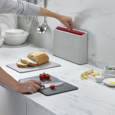 Joseph Joseph - Bộ thớt cao cấp DUO 3-piece Chopping Board Set Grey 001730