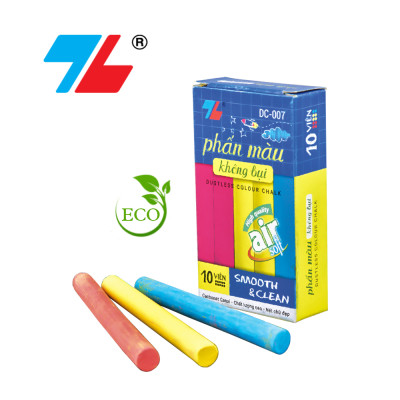Phấn màu viết bảng không bụi Thiên Long DC-007 - 10 hộp