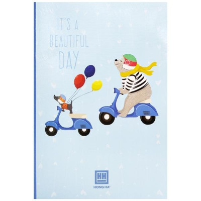 Combo 5 Vở South Star Dreaming - 4 Ô Ly 200 Trang ĐL 70g/m2 - Hồng Hà 0750 (Mẫu Màu Giao Ngẫu Nhiên)