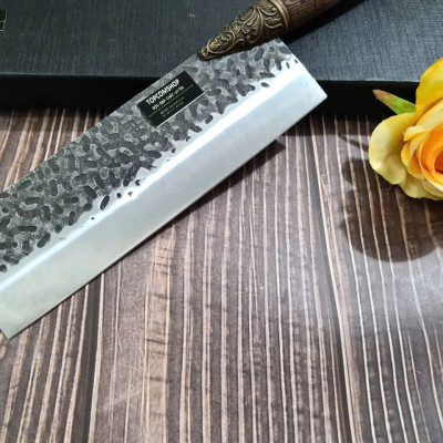 DAO BẾP - DAO THÁI HOA VĂN CAO CẤP MÃ A7 DT151 NT topcomshop vn