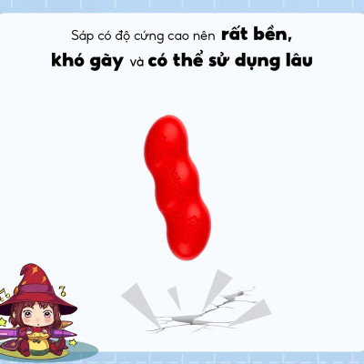 Hộp 12 Sáp Màu Rửa Được Hạt Đậu Colorkit - Thiên Long PCR-C017/AK