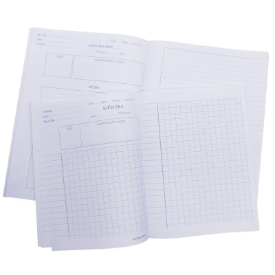 Giấy Kiểm Tra Kẻ Ngang Dạng Vở - Campus TPN-B5L30 (30 Tờ Đôi)