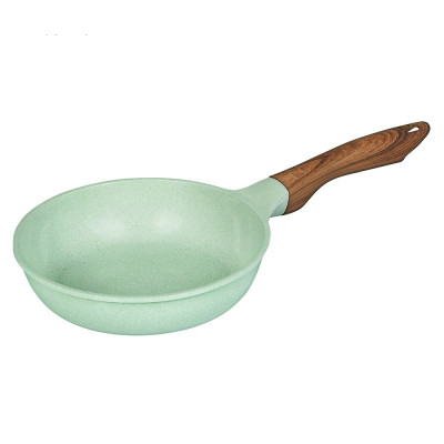 Chảo đúc 7 lớp chống dính đáy từ dùng trên mọi loại bếp Greencook GCP06-24 size 24cm, sâu 6.2cm, hàng y hình-Hàng chính hãng