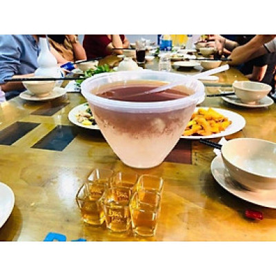 Bộ Bát Ướp Rượu Lạnh Đa Năng Tiện Lợi , Gồm 1 Bát Đựng Rượu , 1 Bát Đựng Đá , 1 Gáo Múc Rượu - Loại Tốt