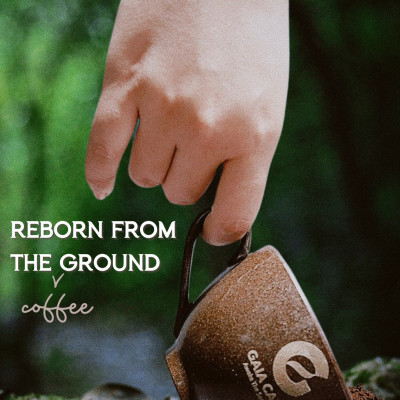 Ly Uống Cà Phê Làm Từ Bã Cà Phê Tái Chế Gaia Café - dung tích 300mL