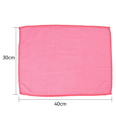 Combo 4 Khăn lau xe đa năng Hàn Quốc 100% Microfiber KT 30x40cm chuyên dụng lau kính và nội thất, thấm hút tốt không bụi vải