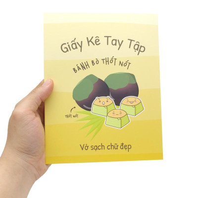 Giấy Kê Tay Tập Bánh Việt - The Sun - Bánh Bò Thốt Nốt - Màu Vàng