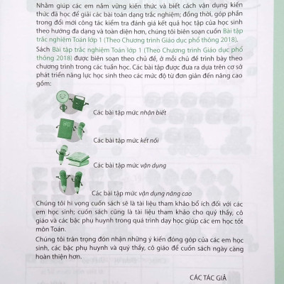 Bài Tập Trắc Nghiệm Toán Lớp 1 - Tập 2 (Theo Chương Trình Giáo Dục Phổ Thông 2018)