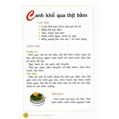 Sách - Thực Đơn Món Ăn Hàng Ngày Triệu Thị Chơi - Tập 3 - Việt Thư