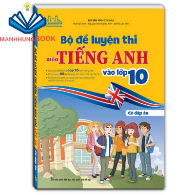 Sách - Combo 3c - Bộ đề luyện thi môn tiếng anh vào lớp 10 & Chinh phục kì thi tiếng anh vào lớp 10 Tập 1 & 2