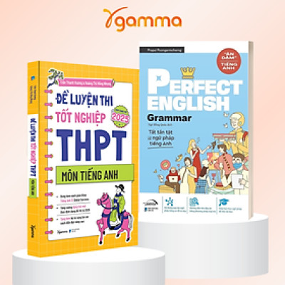 Combo Đề Luyện Thi Tốt Nghiệp THPT Môn Tiếng Anh + Perfect English Grammar - Tất Tần Tật Về Ngữ Pháp Tiếng Anh