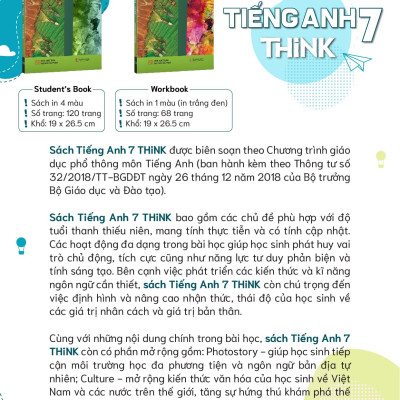 Sách Giáo Khoa Tiếng Anh 7 THiNK  (Sách Bài Tập)