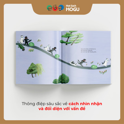 Truyện Ehon bé 3-4-5 tuổi - Rukkio và Furifufi - Quả dưa hấu khổng lồ