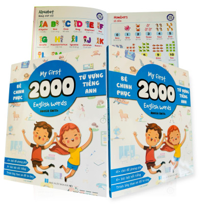 Sách- Bé Chinh Phục 2000 Từ Vựng Tiếng Anh 119 trang (My First 2000 English Words)