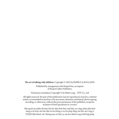 Nghệ Thuật Trò Chuyện Cùng Trẻ