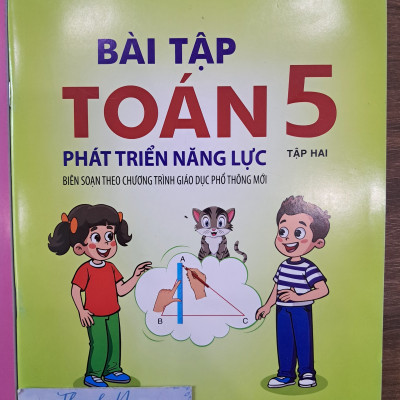 Sách - Combo Bài tập Toán 5 Phát triển năng lực - tập 1 + 2 (Cánh diều)