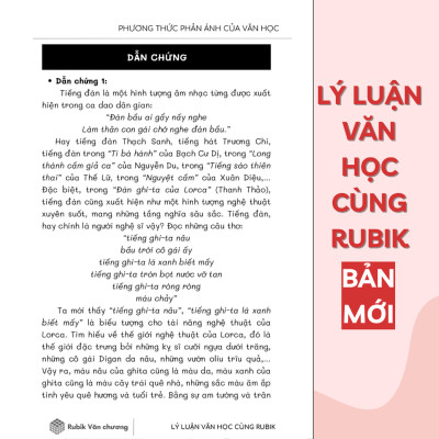Sách - Lý luận văn học cùng Rubik (Tập 2) - Rubik Văn Chương