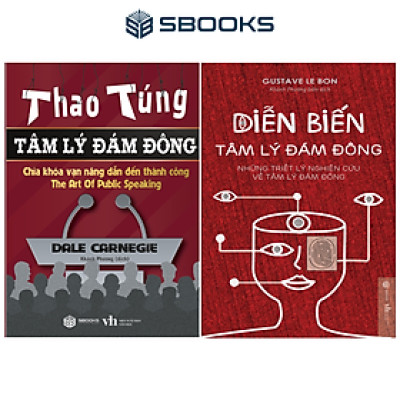 Sách Combo 2 Cuốn : Thao Túng Tâm Lý Đám Đông + Diễn Biến Tâm Lý Đám Đông - SBOOKS