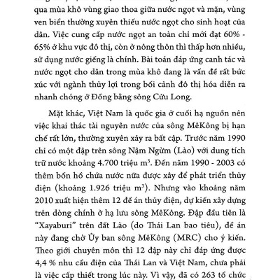 Sông Mê Kông Hay Sông Cửu Long Với Biến Đổi Khí Hậu Toàn Cầu