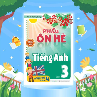 Sách Phiếu Ôn Hè Tiếng Anh Lớp 3 - Megabook