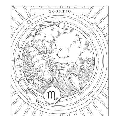 Sách Tô Màu Chiêm Tinh - Tô Màu Theo Cách Của Bạn Để Khai Mở Trực Giác Diệu Kỳ