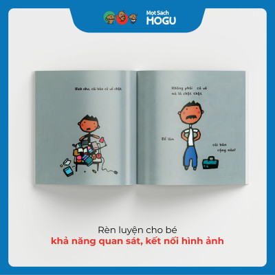 Ehon - Phát triển sáng tạo - Cái bàn là cái bàn - cho bé 3-6 tuổi