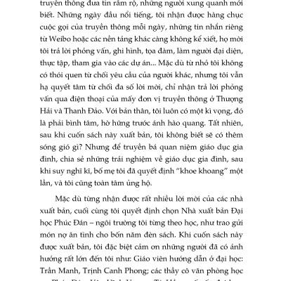 Kì Tích Giáo Dục Gia Đình - Con Đường Đến Harward Của Cô Gái Trương An Kỳ