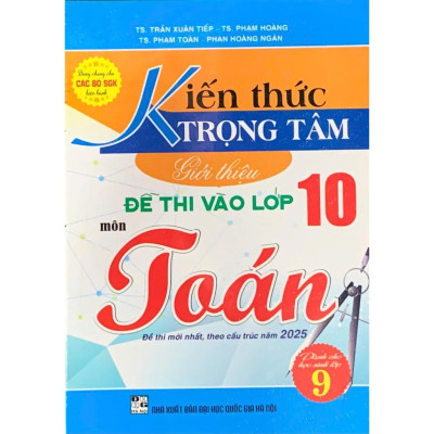 Kiến thức trọng tâm giới thiệu đề thi vào lớp 10 môn Toán (Đề thi mới nhất, theo cấu trúc 2025) (HA-MK)