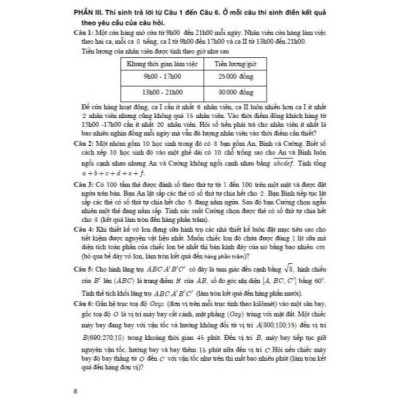 Bộ đề ôn tập thi tốt nghiệp THPT môn toán (thích hợp dùng cho các kì thi đánh giá năng lực) - HA