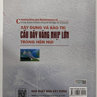Sách - Xây Dựng Và Bảo Trì Cầu Dây Văng Nhịp Lớn TRong Hẻm Núi (Tập 1)