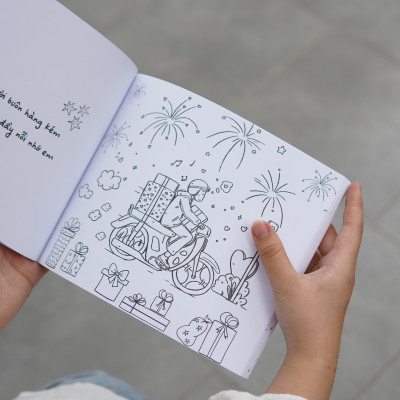 Sách Tôi Bị Cảm Hóa Ra Là Do Em - Tô màu thả thính - Phạm Duy Phúc