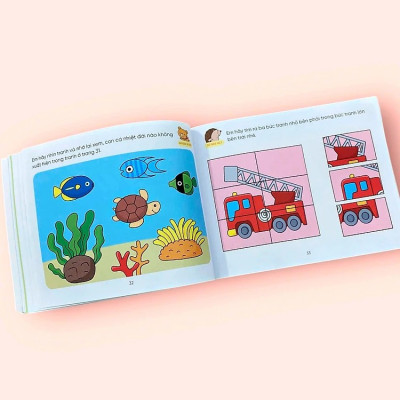 Sách cho bé - Hỏi Đáp Thông Minh - Rèn Luyện Não Trái Não Phải - Tập 1 - Sách tương tác - Dành cho trẻ 3+