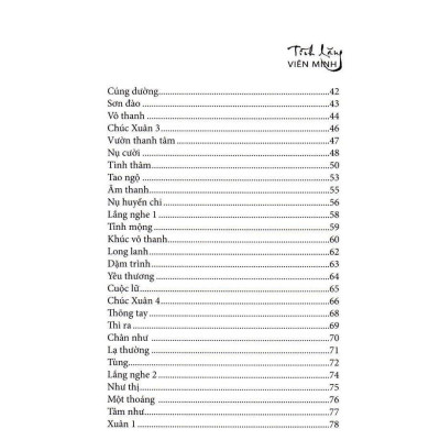 Sách - Tĩnh Lặng - Thơ Thầy Viên Minh