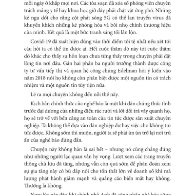 Sách - Hướng Dẫn Sử Dụng Tin Tức - Tin Vào Đâu Trong Một Thế Giới Ngập Tràn Tin Giả