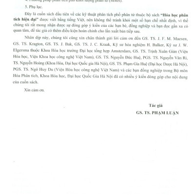 Phương pháp phân tích phổ phân tử