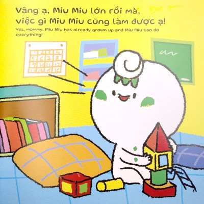 Sách Ehon Miu Miu Tự Lập Phần 2 Song Ngữ - Trông Em