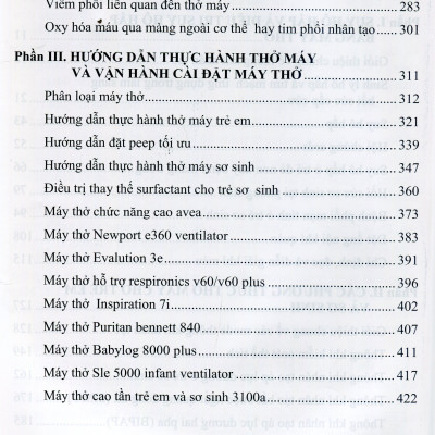 Thông Khí Nhân Tạo Cho Trẻ Em Và Sơ Sinh