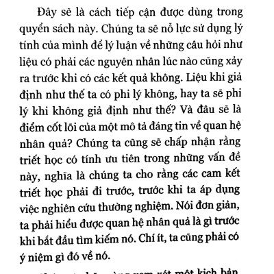 Quan Hệ Nhân Quả - Dẫn Luận Ngắn
